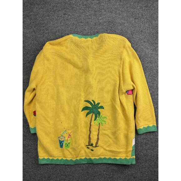 Colorful Beach-Themed Women's Sweater - Picture 7 of 7